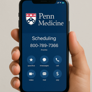 Penn Medicine Scheduling Number