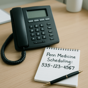 Penn Medicine Scheduling Number