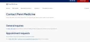MyPennMedicine Phone Number